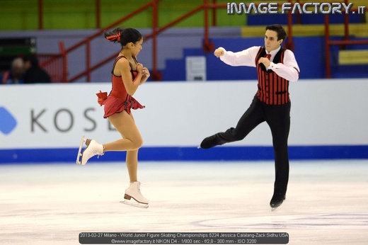 2013-02-27 Milano - World Junior Figure Skating Championships 5224 Jessica Calalang-Zack Sidhu USA